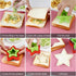 Sandwich Cutter and Sealer, Round Heart Star 3Pcs Shapes Decruster Press Mold + 8pcs Mini Vegetable Cookie Cutters