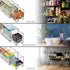 Sorbus Small Clear Stackable Storage Drawers - Plastic Storage Drawers with Handles for Craft, Clothes, Makeup, Bathroom