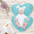 2 12 16 Inch(Light Mudder Pcs Faux Fur Rug, Heart Shaped Rugs, Fluffy Decorative Mat for Room Home Chair Side, Desk