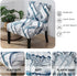 Armless HAOYONG Accent Chair Cover, Stretch Chair Slipcover Printed Slipper Chair Covers Furniture Protector Covers