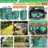 2-Pack 137 (D34,H34 inch) 4 Professional Gallon Lawn Garden Bags Large Yard Waste Bags with Gardening Gloves, Big Leaf