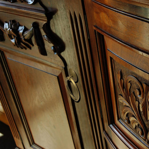 Chinese Medicine Cabinet Pulls, 2.4 Inches - Set of 2 - Architectural, Interior Design Hardware