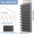 TAHAVICE 30 10-Tier Closet, Pairs Over The Door Shoe Organizer, Hanging Shoe Rack with Deep Pocket for Extra Large Shoe