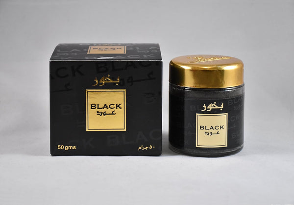 Black Oud Exotic Arabian Oud Bakhoor for Incense Burners, 50g by Banafa