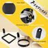 4 Pack Egg Rings for Frying Eggs, Round & Square Egg Cooking Stainless Steel, for English Muffins Pancake