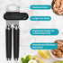 Ultrean Manual Can Opener, Heavy Duty Stainless Steel with Soft Touch Handle, Rust Proof (Black)