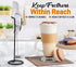 Zulay Kitchen Ultra Frother Stand for Milk Frothers - Heavy Duty Premium Holder for Multiple Handheld Frothers (Black)
