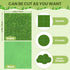 Wrzuzs 4Packs 6x6 Inch Artificial Grass for Fairy Garden Accessories and Miniature Dollhouse Decor, Fake Grass