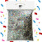 Jumbo Mylar Rainbow Foil Confetti - Glittering Metallic Confetti for New Year's, Birthdays, Weddings (300 Grams)