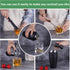 JWJIUEJIU Set Kit,5 Set Set 5-Piece) Cocktail Shaker Bartender Piece Bar Stainless Steel Bar Tools for Professional