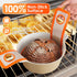 Silicone Bread Sling for Dutch Oven - 2 Pack Baking Mats with Silicone Brush and Storage Band, Non-Stick, Heat-Resistant & Easy to Clean, Reusable for Perfect Sourdough Bread Baking Supplies (orange)