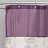 Lush Decor Covina Shower Curtain, Purple, 72 inches wide x 72 inches long