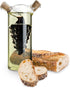 2-In-1 Pack 1 Twine Oil and Vinegar Cruet Bottle with Cork Stoppers, Olive Oil and Balsamic Vinegar Dispenser, Hand