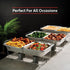 Munfix 30 Pack Aluminum Pans, Disposable 9x13 Baking Pan Chafing Trays for Cooking, Roasting, Storing Food