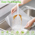 Shelf Liners for Kitchen Cabinets, Non-Adhesive Drawer Liners 16 Inch Wide X 20 Ft, Clear Reusable Cabinet Liners