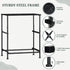 2 Closet, 11.8" 18" 20", Nightstand Upgraded, Small Drawer Dresser End Table Bedside Furniture, Wooden Top Fabric Bins