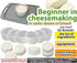 6 1.25QT pcs Soft Cheese Mold for Cheese Making - Small Cheese Mold - Homemade Cheese Making Supplies - Cream Cheese
