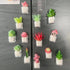 Plant Magnets for Fridge, Succulent Artificial Plants Refrigerator Magnets, Funny 3D Resin Decorative Set of 4