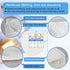 6 Pack 14"x14" Nut Milk Bags, 100% Unbleached Cotton Food Strainer for Almond/Oat/Soy Milk, Reusable Cheesecloth
