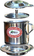 AMT 9.5 oz Coffee Maker with Phin Filter, Screw Down Dripper for Vietnamese Style Coffee at Home