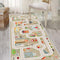 XRYZHC Kids Car Train Rug, 2' x 4' Boys Play Carpet, Floor Mat