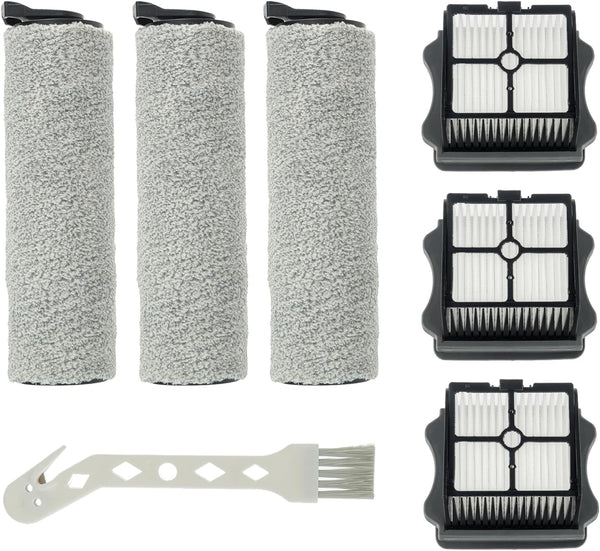 HUAREW Roller Brush and HEPA Filter Compatible with Tineco iFloor 3 and Floor