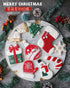 KALAIEN 18Pcs Christmas Cookie Cutters Set, Holiday Cookie Cutter Shapes: Reindeer, Snowflake, Christmas Tree,