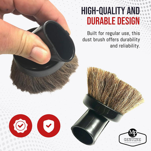 MP Maresh Products Household Cleaning Vacuum Brush Attachment - Soft Dust Floor Brush, Horse Hair Vacuum Cleaner