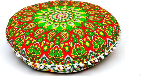Large Round seat Floor Cushion Chair Ottoman Cover Pouf Pillow Meditation Floor