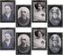 3D Changing Face Moving Portrait Pictures Frames, Halloween Decorations Indoor, 4 Pack for Scary Haunted Mansion Decor
