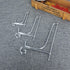 LIONWEI LIONWELI 6 Pack Iron Display Stand, Silver Iron Easel Plate Holder for Pictures, Plates, Books, Arts - 4, 6, 8