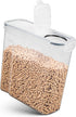 6 Pack (135.5 Oz) Airtight Cereal Food Storage Container - BPA Free Plastic Kitchen and Pantry Organization Canisters
