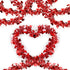 LOMIMOS 32.8 Ft Valentine's Day Tinsel Garland, Shiny Hanging Decor for Wedding Engagement Anniversary Party