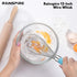 12-Inch Stainless Steel Wire Whisk, Balloon Whisks for Cooking with Soft Silicone Handle, Thick Durable Whisker for