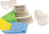 Norpro 15.75 by 15.75 Inch Microfiber Cloth - Set of 3 in Blue, Yellow, and Green