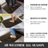 Yimobra Front Entrance Door Mat, All-Season Heavy Duty Outdoor Indoor Floor Mat, 29.5x17 Inch, Beige Brown