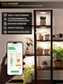 16W Dimming,Plant 2 GLOWRIUM Grow Lights for Indoor Plants, Smart Full Spectrum LED Grow Light, Auto Timer and Stepless