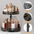 2 12 Inch Countertop Two Tier Lazy Susan Organizer Turntable Height Adjustable, Tier Lazy Susan Metal Easy Assembly