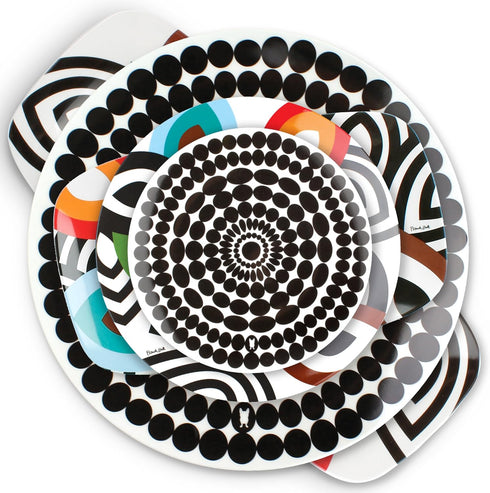 French Bull 11" Colorful Dinner Plate - Melamine Dinnerware - Foli
