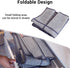 homyfort Over the Door Shoe Organizer, Hanging Rack with 24 Extra Large Fabric Pockets for Closet, Grey 61.4''x22''