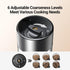Set, 110ml 6 ThermoMaven Upgraded Larger Capacity Electric Salt and Pepper Grinder Rechargeable Salt and Pepper Shaker
