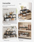 Countertop UKCS007B01 SONGMICS Spice Rack, Expandable Kitchen Shelf, Small Cupboard Organizer, Metal, Space-Saving