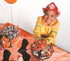 Fun Express Plastic Spider Web Halloween Candy Bowls - Set of 3 Pieces