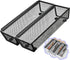 2PCS Drawer Organizer, Mesh Drawer Organizer for Kitchen, Utensil with Interlocking Arm for Cosmetic, Flatware