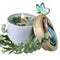Healing Aromatherapy Candle in Tin Holder, 100% Natural Coconut Wax with Eucalyptus & Lavender Essential Oils