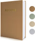 ZICOTO Aesthetic Blank Recipe Book with Waterproof Cover - Perfect Notebook to Organize Your Recipes