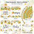 50 Summer Pajean Little Cutie Orange Diaper Raffle Tickets with Box Baby Shower Party Supplies Tangerine Theme Orange