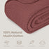 90" 66" 6 Comfy Cubs Muslin Blanket for Adults Twin x - Layer Soft, Breathable & Lightweight Muslin Adult Blanket