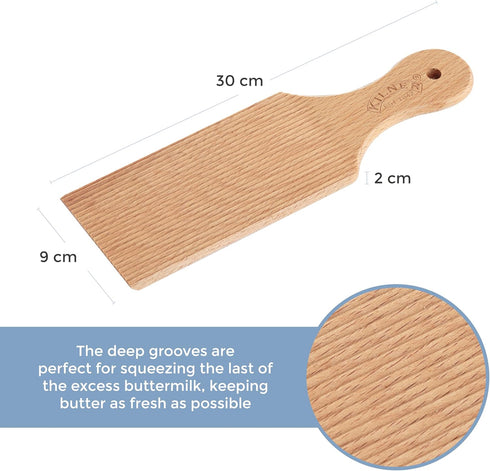 Kilner Beech Wood Butter Paddles, Set of 2