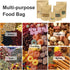 SumDirect Kraft Stand Up Pouches, 50Pcs Resealable Kraft Paper Bags with Window, 3.5x5.5inch
